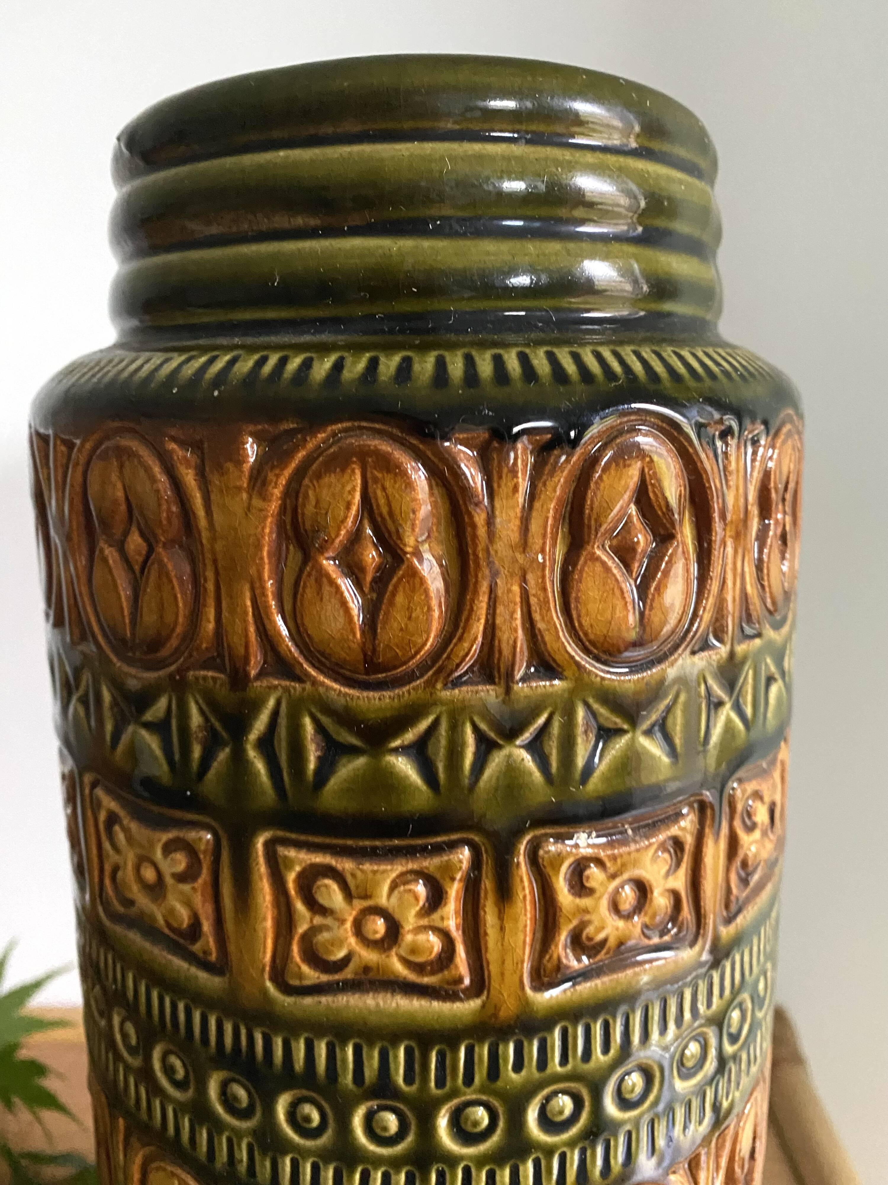 Pair of West Germany vases 40 cm, 1970s