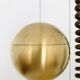 Adjustable Orion Glass Pendant Lamp from Staff