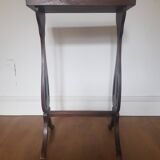 Late 19th century solid mahogany side table