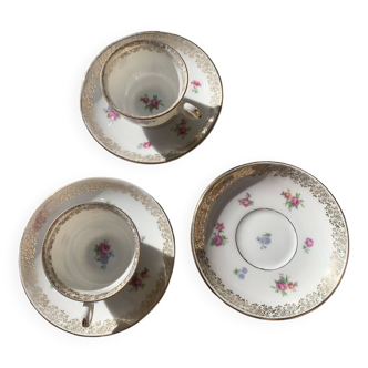 Limoges Haviland cups and saucers