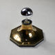 Suite of 11 octagonal brass wall lamps by Motoko Ishii