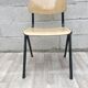 Lot de 6 chaises vintage Galvanitas couleur crème