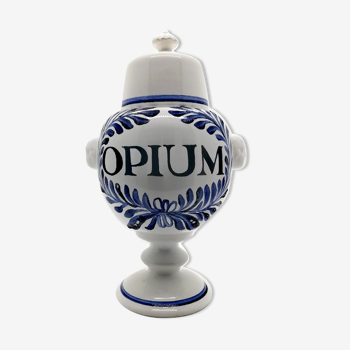 Pot à pharmacie, d'apothicaire opium