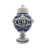 Pharmacy jar, apothecary opium