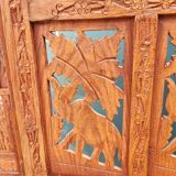 3-panel solid wood screen