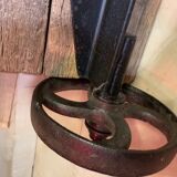 Table basse ancien chariot industriel