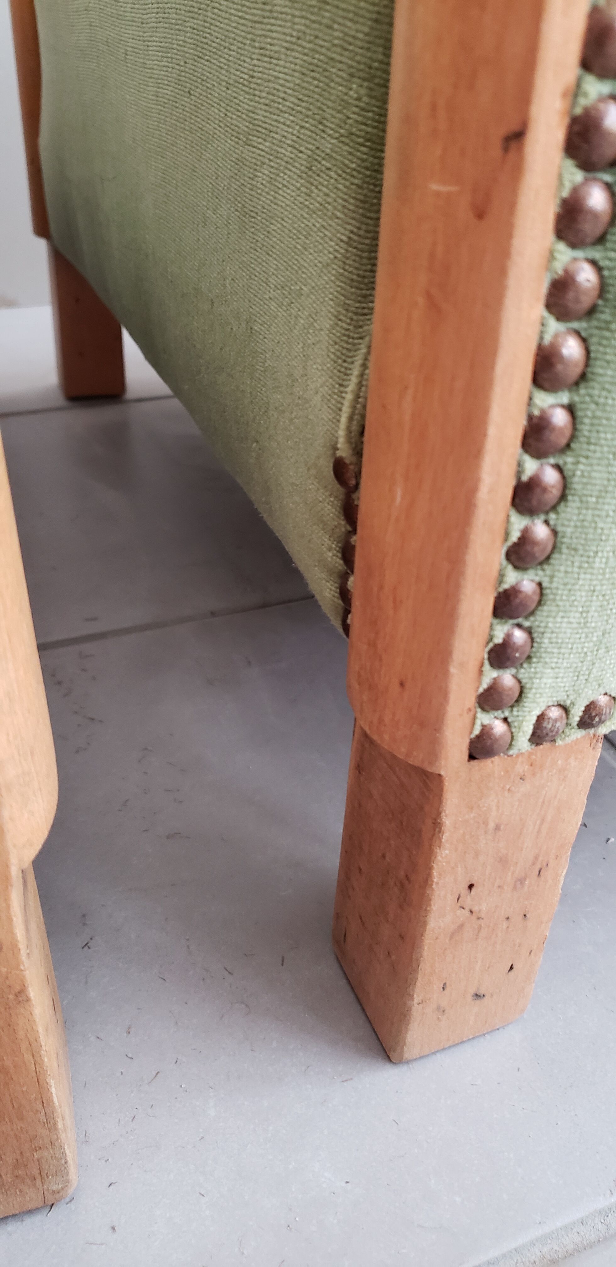 Pair of club art deco armchairs