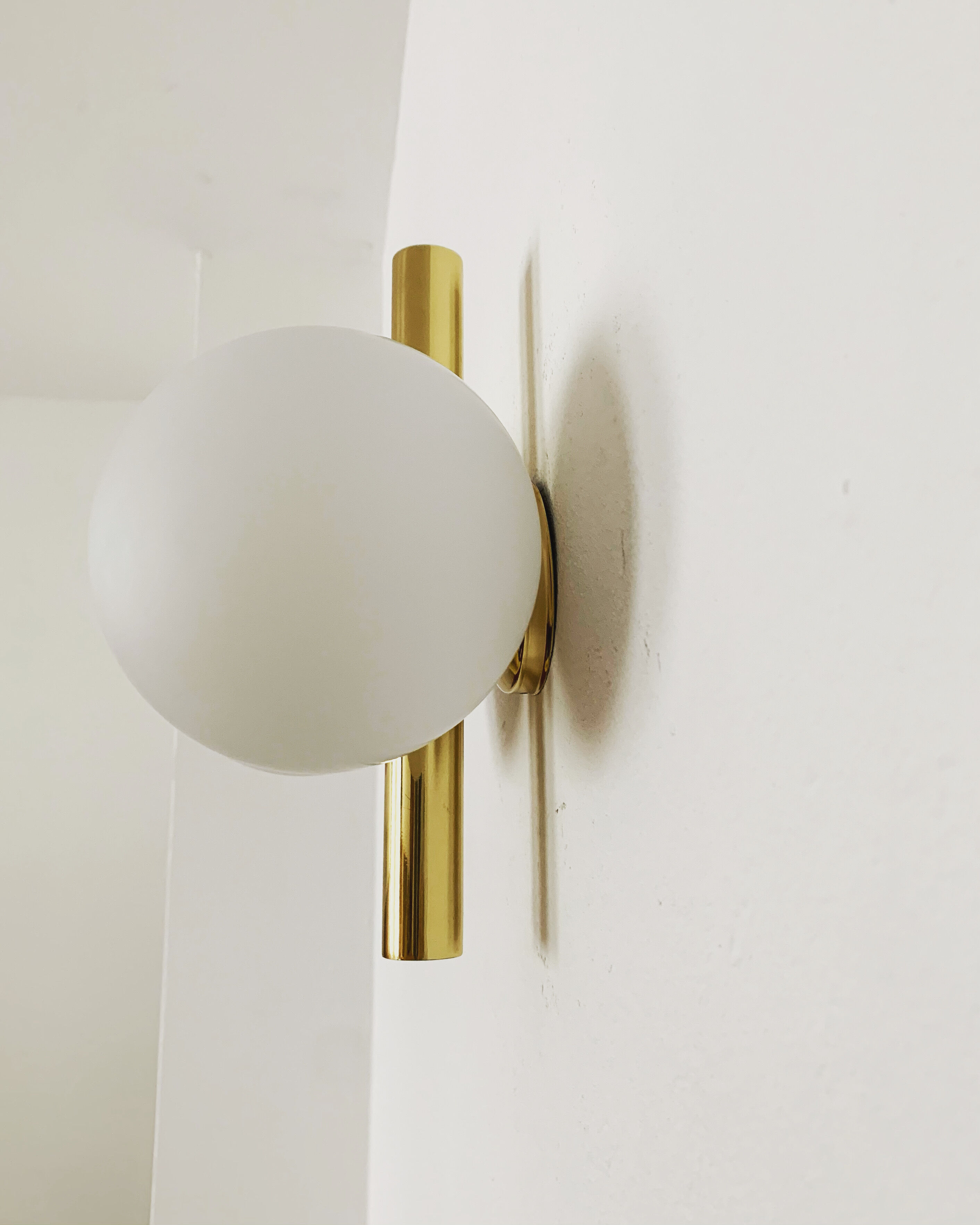 Set of 2 brass Sputnik sconces by Kaiser Leuchten