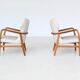 A. Madsen and H. Schubell Karen lounge chairs Bovenkamp Netherlands 1960