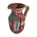 Ancien pichet céramique beige