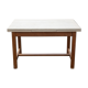 Wood and formica table with extensions