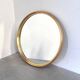 Large round vintage mirror, 1960s