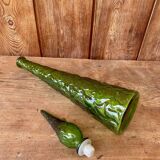 Italian carafe Empoli green 1970s.