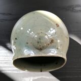 Hand has coarse salt in sandstone