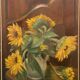 Still life painting with sunflowers 20th century