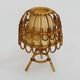 Rattan lamp in the style of Louis Sognot from the 1950s.