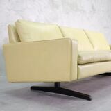 Mid-Century Scandinavian Leather Sofa, 1960s