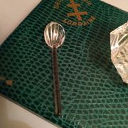 Paire de salerons en cristal de Lorraine