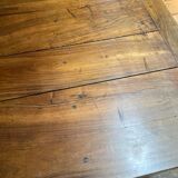 Table de ferme en bois massif, XIXème s.