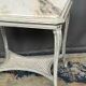 Louis XV style tea table. Marble top.