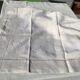 Drap 2 places BL lin neuf fleurs pastilles