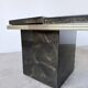 "Rizzo" lacquered and brass coffee-bar table from the 1970s.