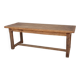Solid oak farmhouse table