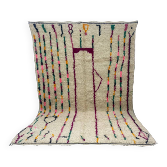 Handmade Moroccan Berber rug 295 x 190 CM
