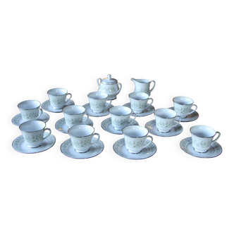 Fine Japanese porcelain tea set - Noritake - Savannah model