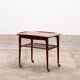 Poul Jensen Trolley teak made by Selig,1960 denmark.