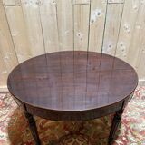 Louis Philippe style oval mahogany dining table