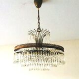 Lustre  cascade Vintage 60s. Hollywood Regency