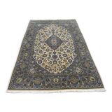 Vintage persian hand-woven keshan carpet ,240x141