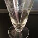 6 Verres ancien  soufflé et ciselé