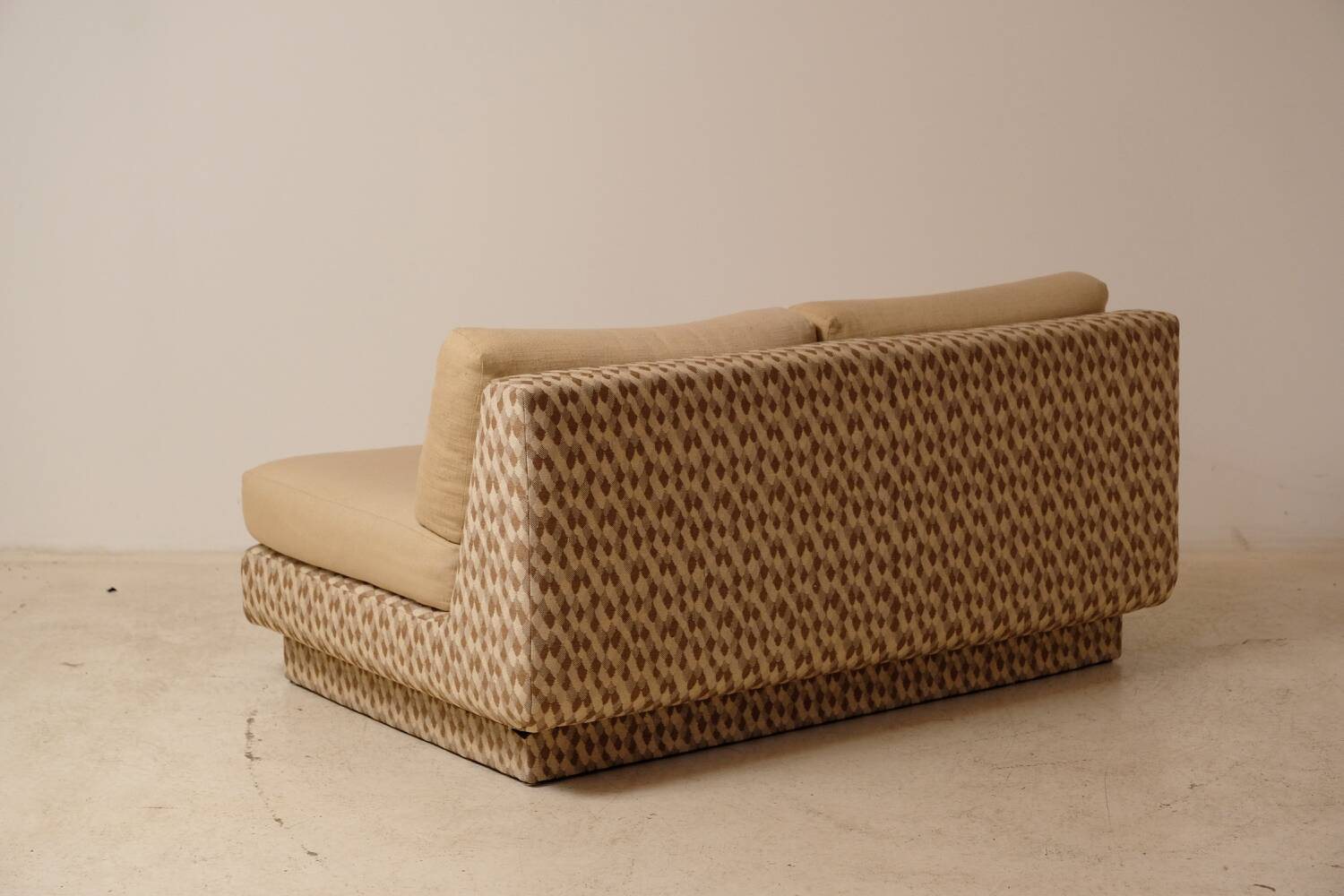 Banquette canapé 2 places 1970