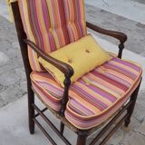 Fauteuil Paillé Provençal ancien