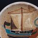 Vallauris stoneware plate the argonauts isabelle ferlay & frédérique bouguet