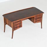 Svend Aage Madsen writing desk in rosewood H.P. Hansen Denmark 1960