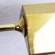 Fischer Leuchten brass wall lamp