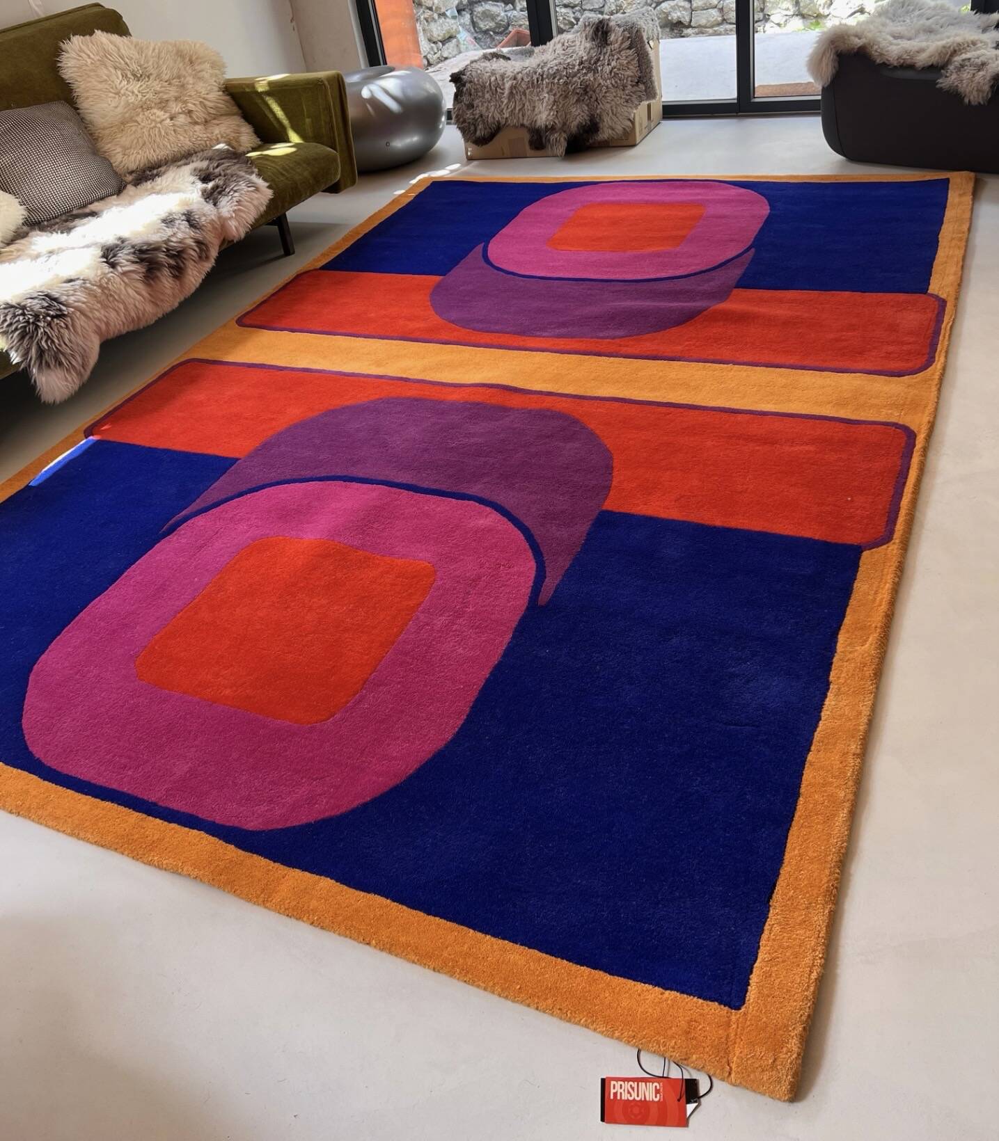 Tapis Jean-Pierre Garrault collab Monoprix Prisunic