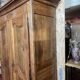 Transition style 2-door wardrobe in natural wood, 19th century