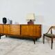 Large sideboard by Johannes Andersen in teak, 240 cm.