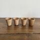 Set of French artisanal stoneware ceramics – 1960s