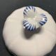 Milk or cream jug and sugar bowl with Gien earthenware lid, Rouen model 32