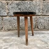 Triangular pedestal table 1950