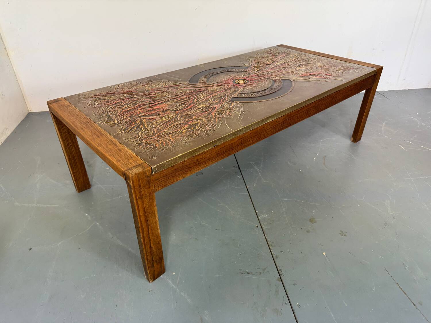 Vintage Mid Century Brutalist Regency coffee table, 1960s