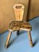 Chaise de traite tripode