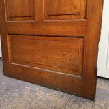 old oak sanitary door of the bank of France