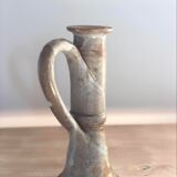 Vintage stoneware candle holder
