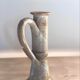 Vintage stoneware candle holder